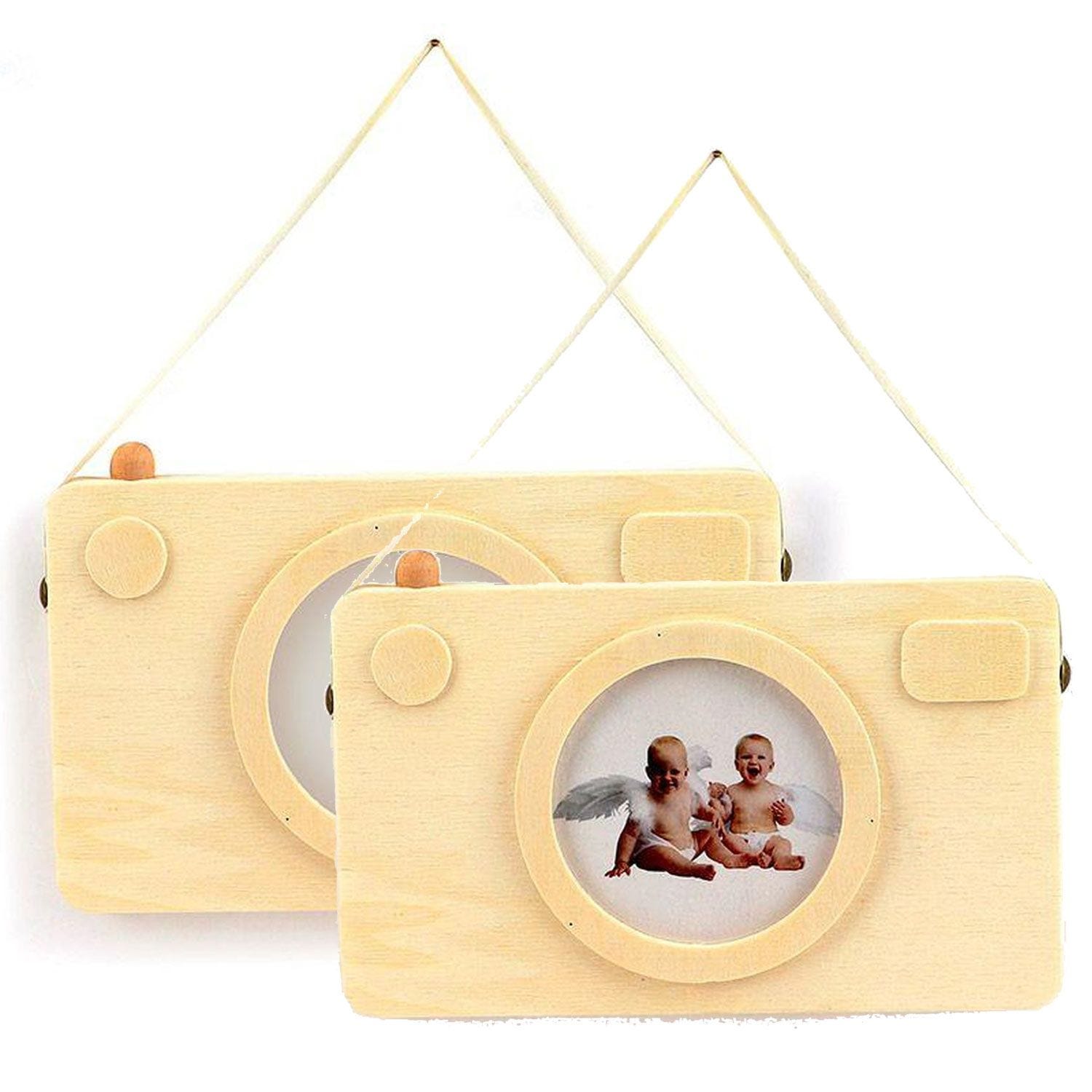 2 cornici portafoto in legno - Fotocamera Polaroid 20 x 12 cm