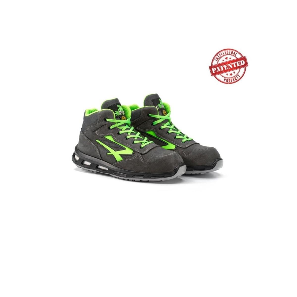Chaussures De Sécurité Unisexes U-Power Red Lion Carbon - Cuir, Embout Aluminium, Semelle Infinergy - Norme S3 CI SRC - Taille 47