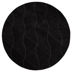 Tapis de sol en caoutchouc noir rayure fine, 120cm de largeur vendu au  mètre.