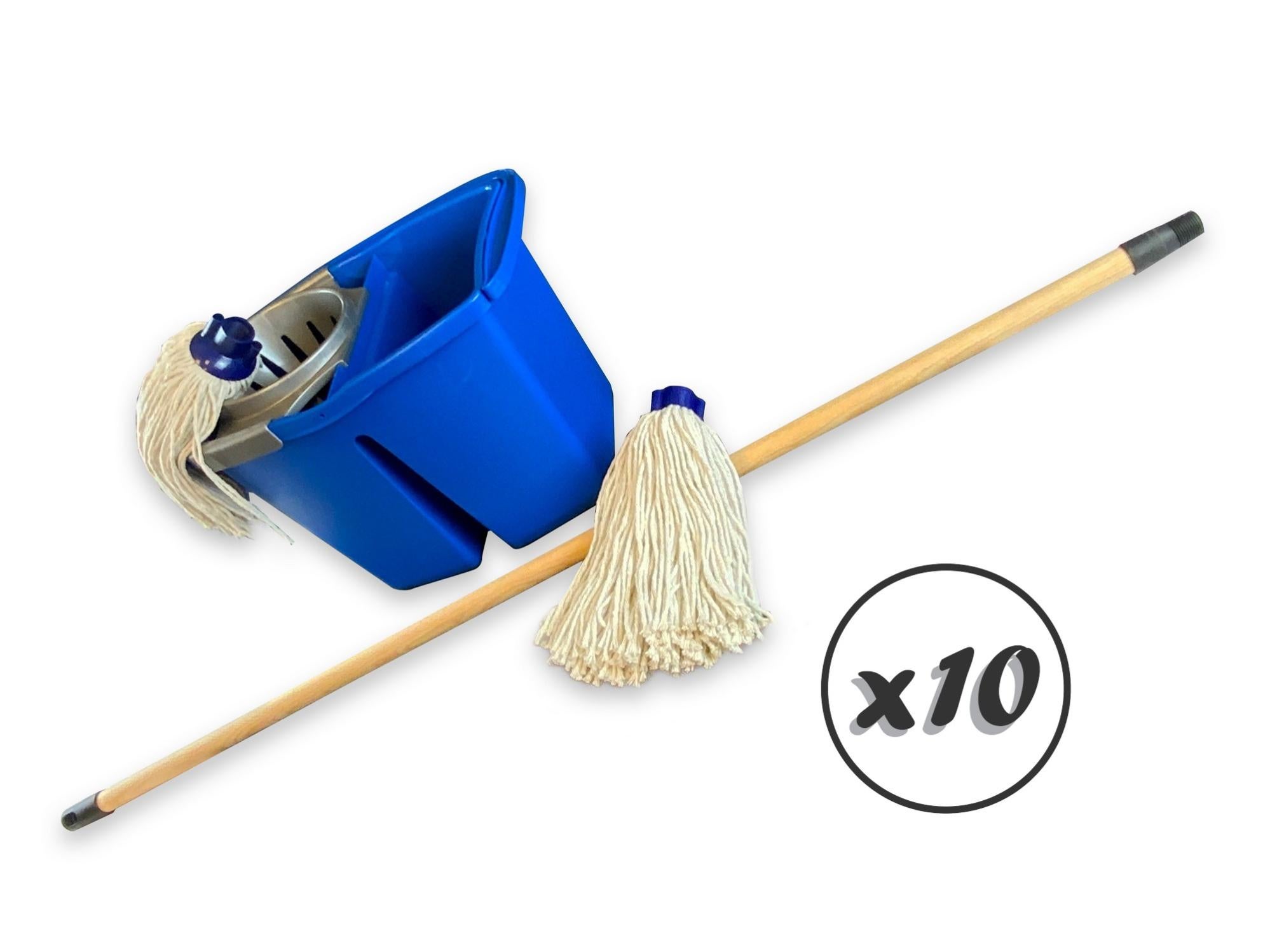 Embouts De Manche Pour Balai Et Pelle à Poussière - Lot De 2 Pièces - Plastique Bleu, Diamètre 25 Mm - Pour Remplacer Poignées Usées - 5
