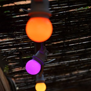 Guirlande guinguette 10 LEDS transparentes avec 10 nano LEDS