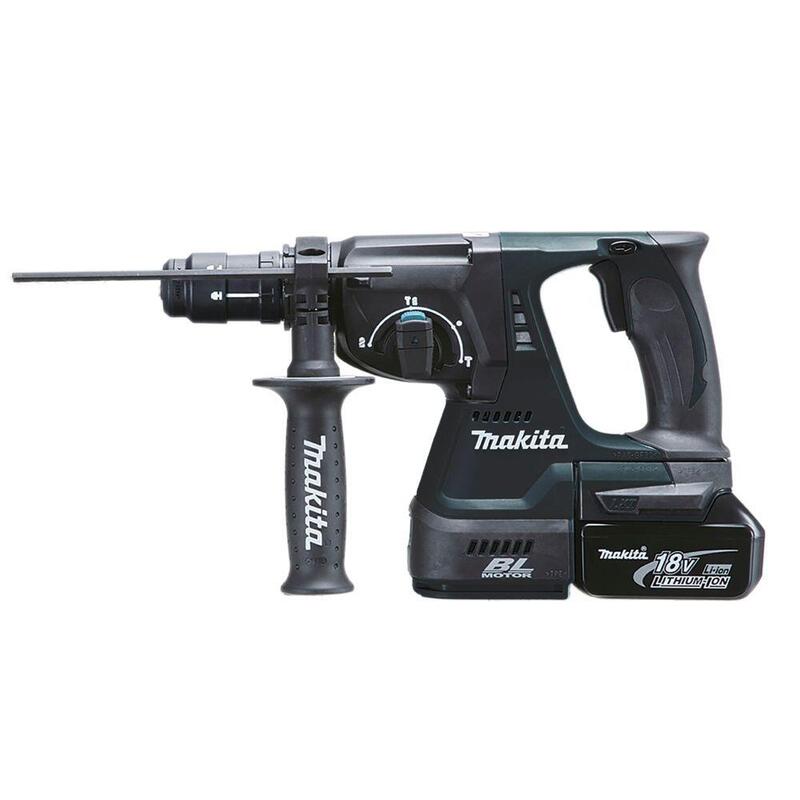 MAKITA DHP486RTJ - Taladro percutor motor Brushless 18V LXT 130Nm 2 baterías  5Ah Makpac