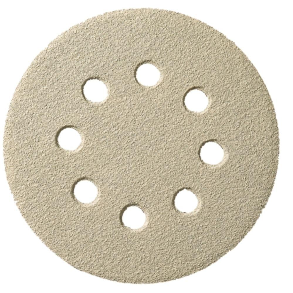 ALPXUXP 100 Pezzi Dischi Abrasivi 125mm,Rotondi Carta Vetrata Abrasiva 8 Fori in Rosso,Disco Abrasivo a Grana 600,per Levigatrice Orbitale