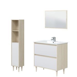 Mobile bagno new splash cm.105 rovere fumo