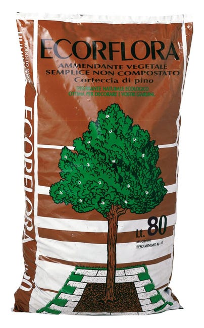 Corteccia Di Pino Marittimo Francese NG Niccolai - Sacco 60L, Per Pacciamatura E Decorazione, Pezzatura Grossa 20-40mm - Foto 11