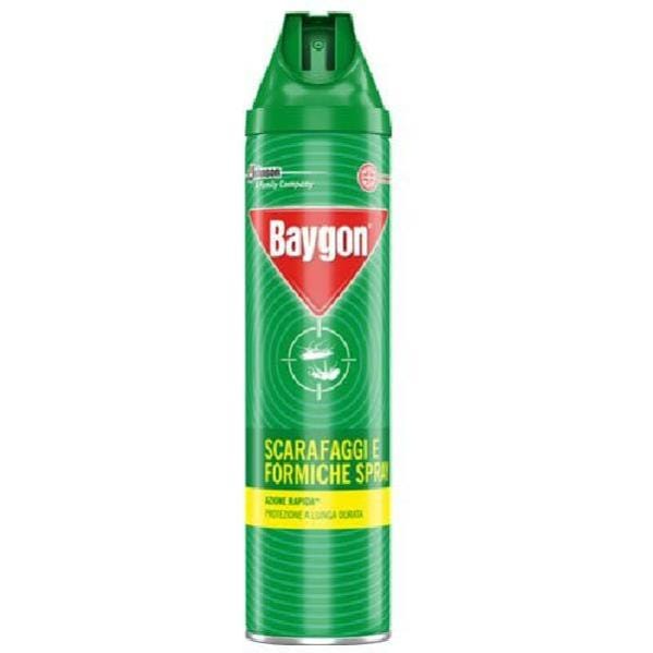 Baygon 408062 Insetticida spray Scarafaggi e Formiche Plus 400 ml ...