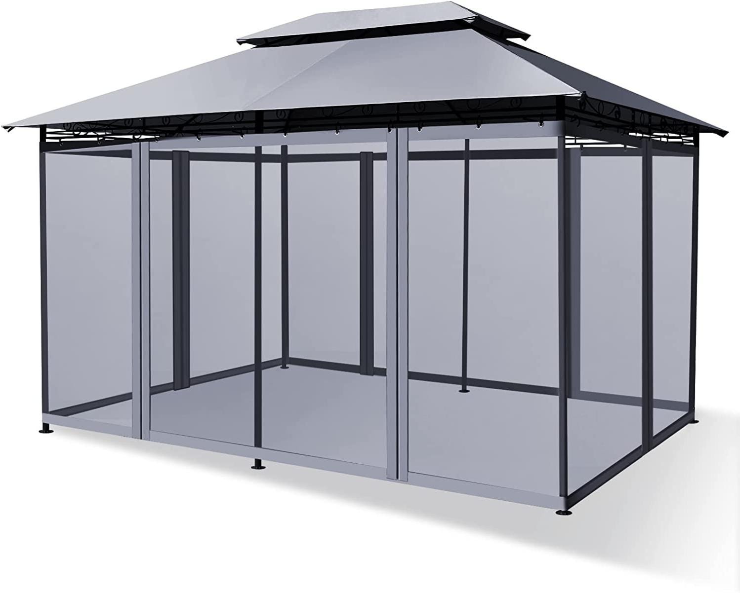 Tonnelle De Jardin Pergola 3 9 X 2 9 X 2 7 M Moustiquaires Amovibles 6 tonnelle-de-jardin-pergola-3-9-x-2-9-x-2-7-m-moustiquaires-amovibles-6