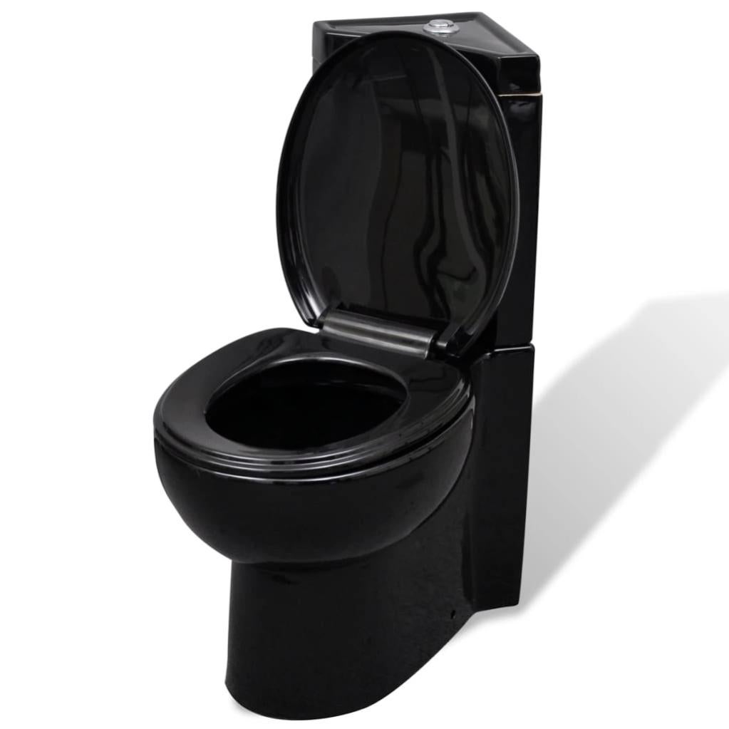 WC Cuvette céramique Noir Leroy Merlin