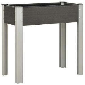 Table pliante 140 x 90 cm, plateau Vivodur® anthracite, structure gris  clair - Cdiscount Jardin
