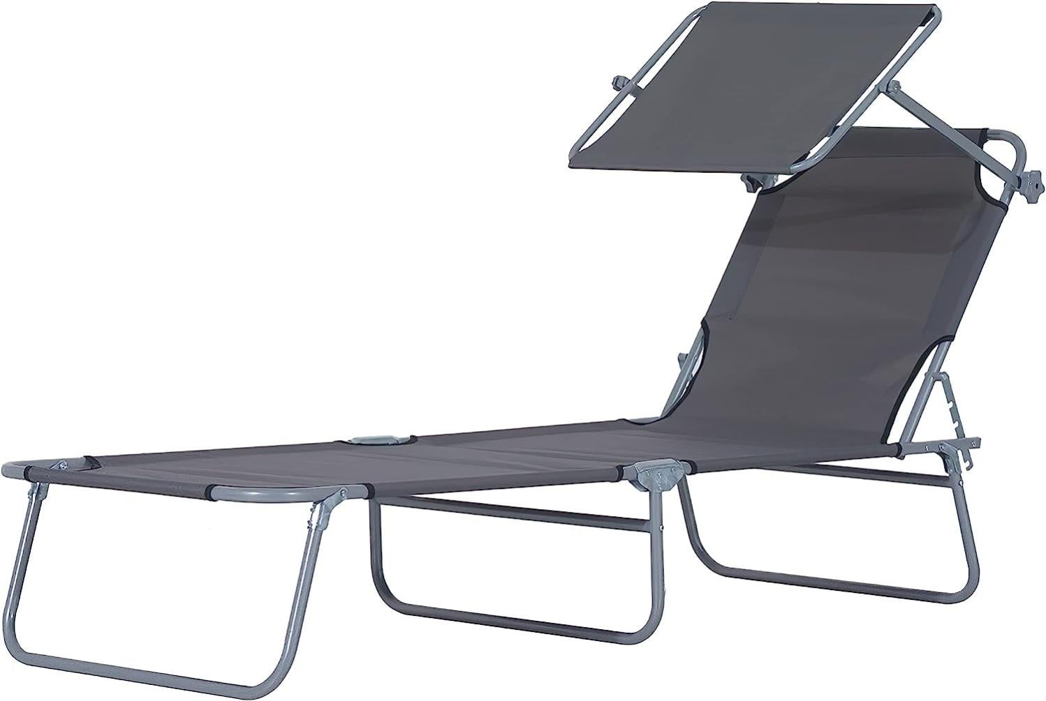 Lit De Camp Pliable Avec Housse De Transport – Idéal Camping, Vacances, Bain De Soleil
