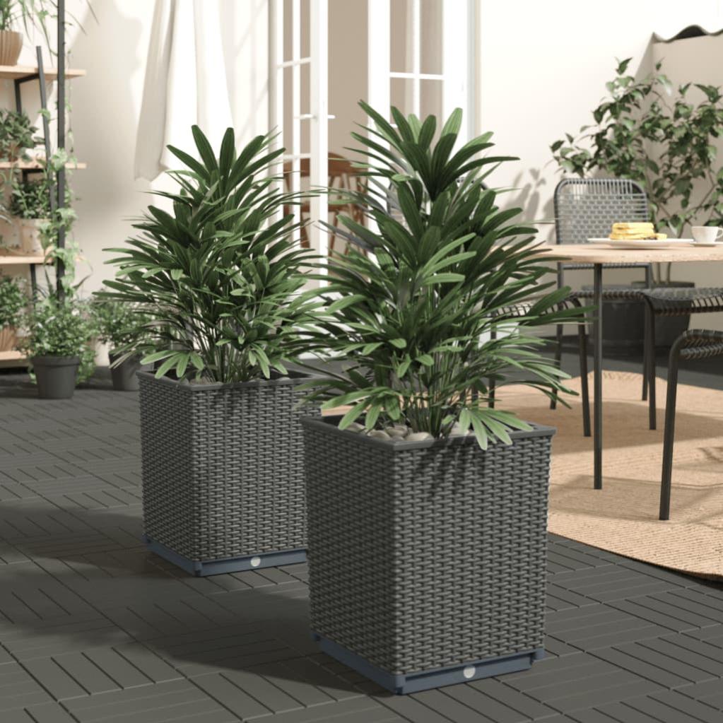Telo per Interno Vaso Fioriera 115x115 cm in Polipropilene Nero | Leroy Merlin