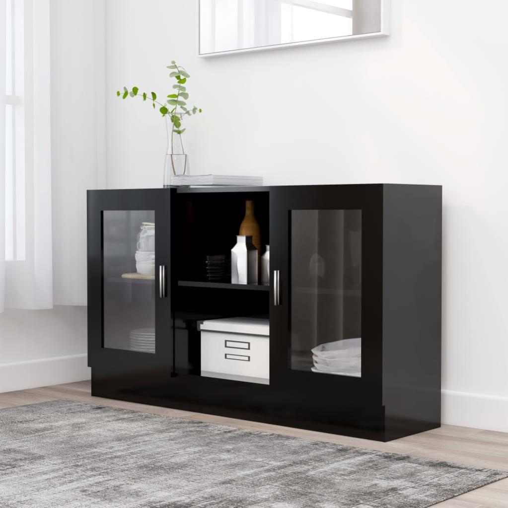 Mobile Vetrina Grigio Sonoma 120×30,5×70 Cm Legno Multistrato - 14