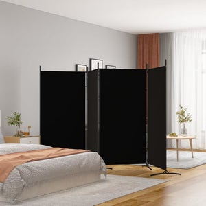 Biombo Separador De 3 Paneles, Decoración Elegante, Separador De Ambientes  Plegable, Divisor De Habitaciones, 169x165 Cm (negro) con Ofertas en  Carrefour