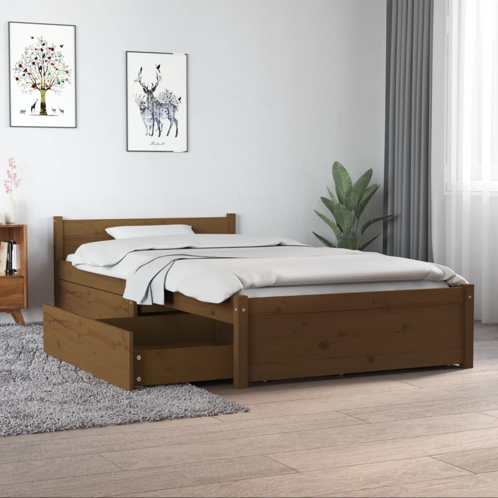 Maison Exclusive - Estructura de cama individual con cajones