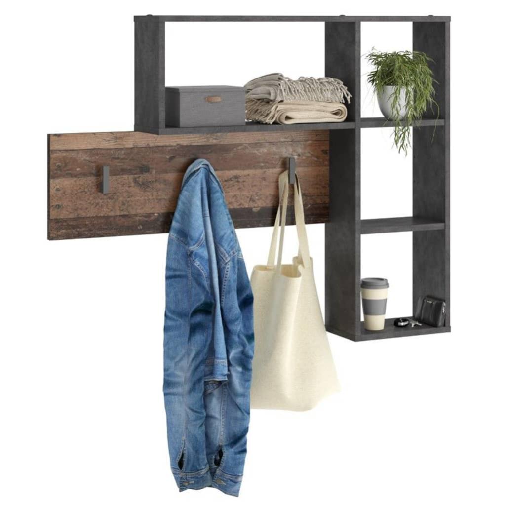 Appendiabiti e portascarpe rovere marrone - Leroy Merlin