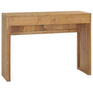 Tavolo Consolle 120x35x75 cm in Legno Massello di Teak