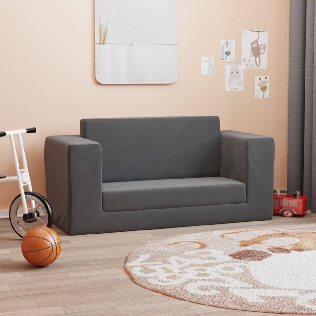 Canapé Enfant Princesse Maogear - Cuir PVC Blanc 58x38x48cm - Pour Chambre Ou Salle De Jeu