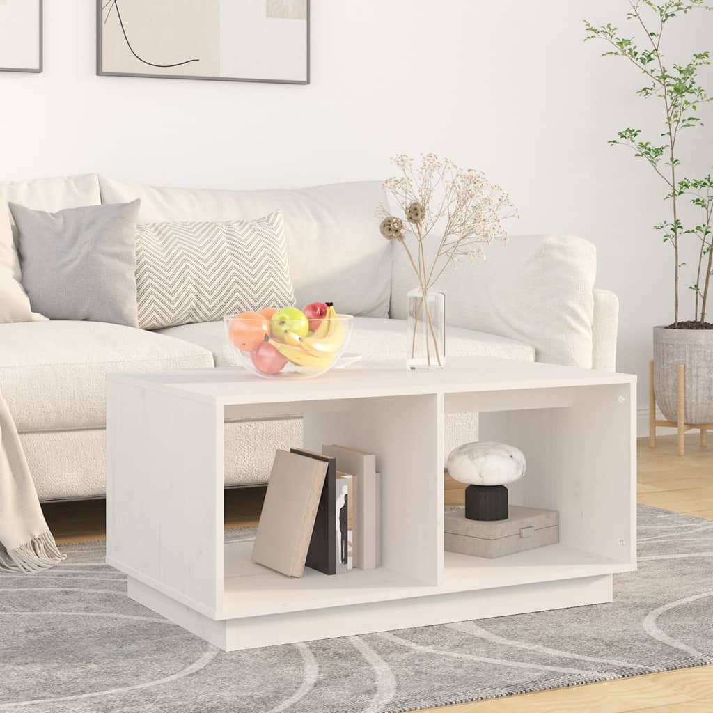 Maison Exclusive - Tavolino da Salotto Bianco 80x50x40 cm Legno