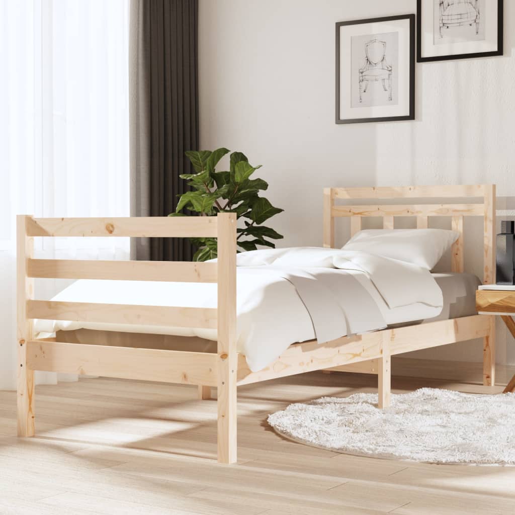 Maison Exclusive Estructura cama individual madera maciza pino