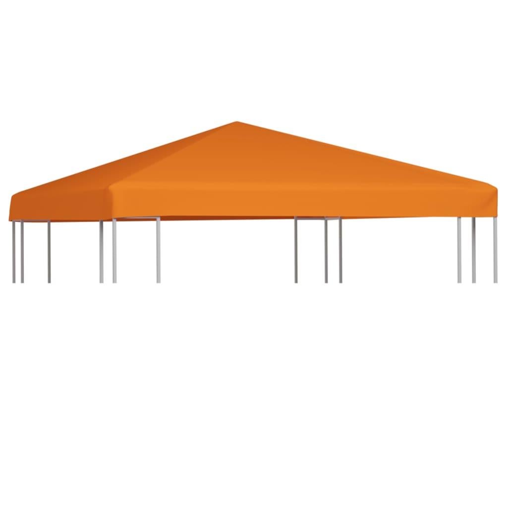 Telo Copertura Per Gazebo ARKEM 3x3 M, 2 Strati, 310 G/m², Poliestere Con PVC, Nero, Con Strappi