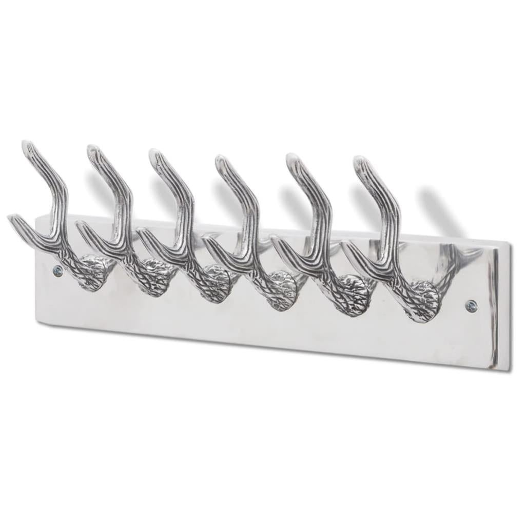 Gancio Appendiabiti Da Avvitare METAFORM Blizz In Inox Argento Lucido 3 Ganci L 17 5 X H 4 5 Cm 83795266