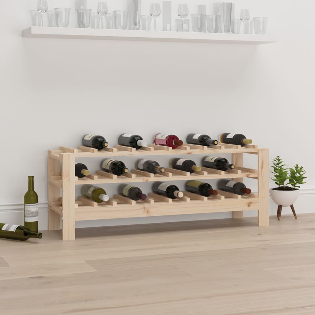 Casier à vin en bois massif 24 bouteilles