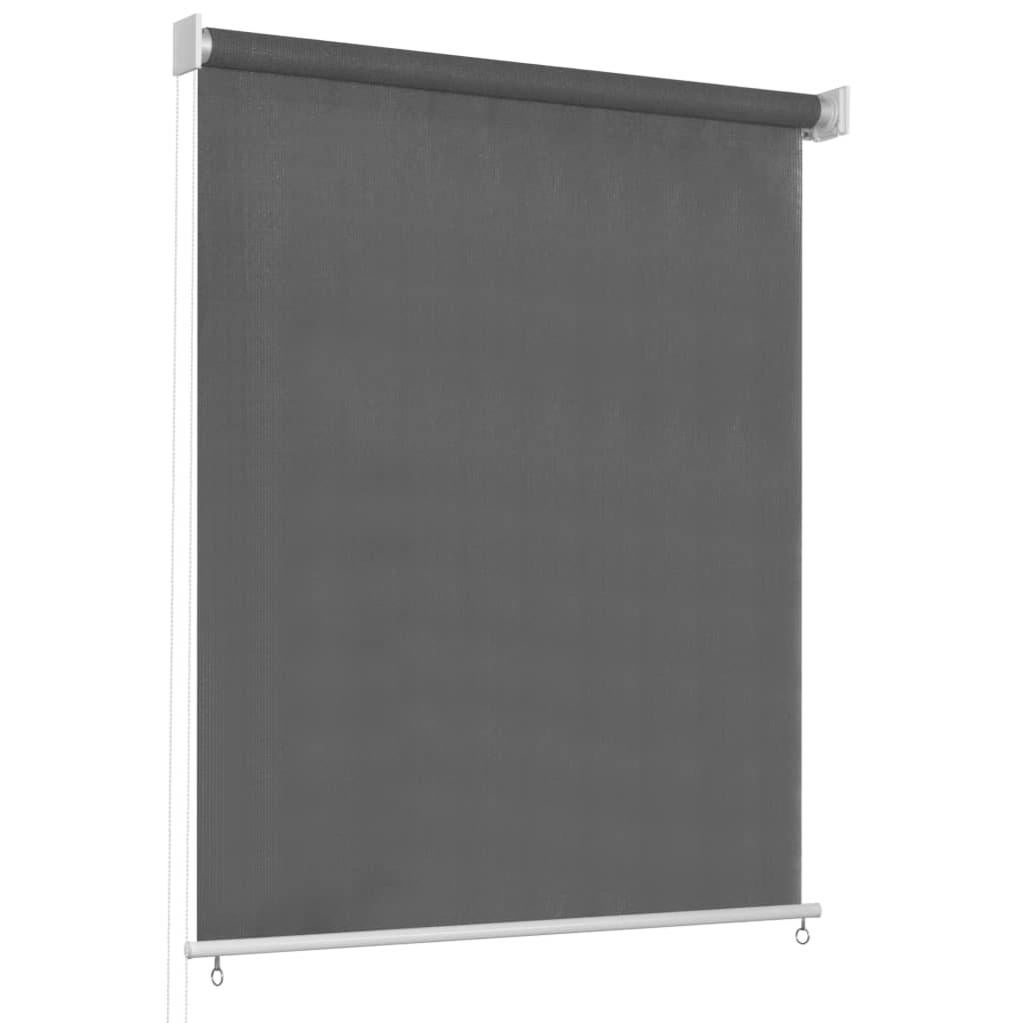 Store roulant d'extérieur 60x230 cm Anthracite vidaXL Leroy Merlin