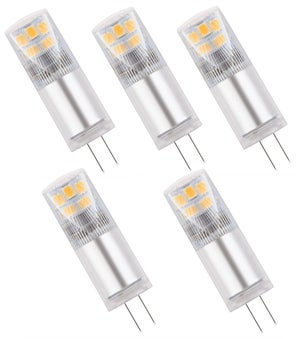Ampoule G4 blanc chaud, 6 LED perpendiculaires Ø25