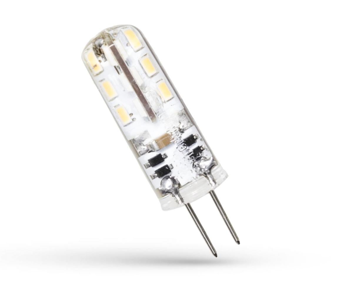 Ampopule LED G4 1,5W Silicone 95 lumens blanc chaud 3000K Leroy Merlin