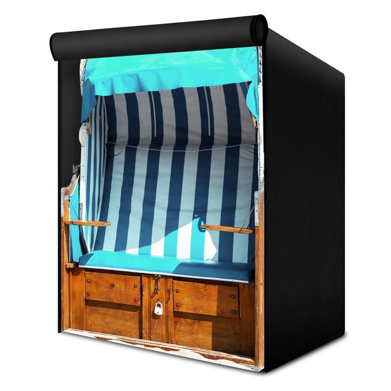 Housse De Protection Chaise Longue Pliante Oxford 600D 100×82×20 Cm - Sac Transport Fermeture Double Zip