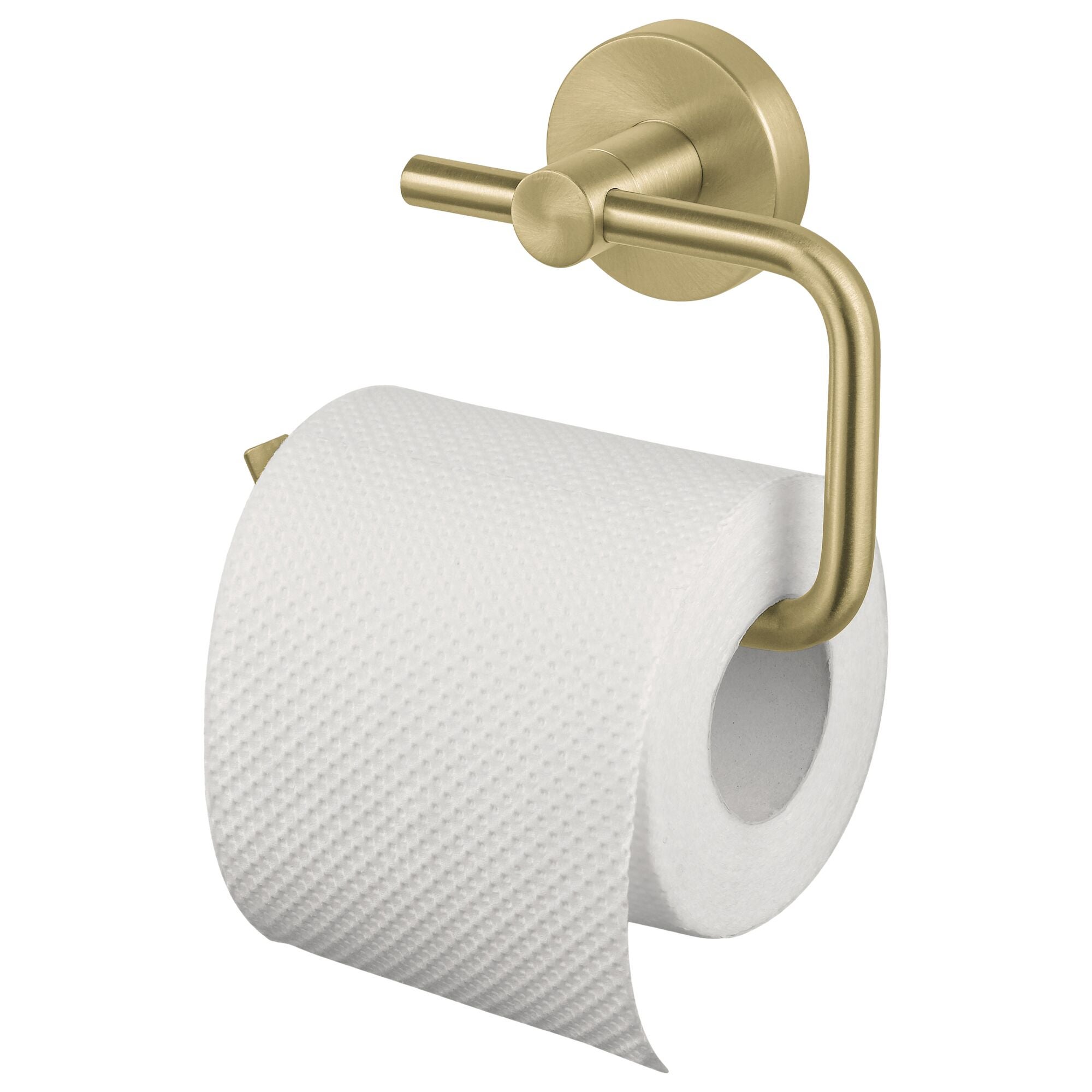 Universal - Porte-papier pour toilettes brossées avec couvercle