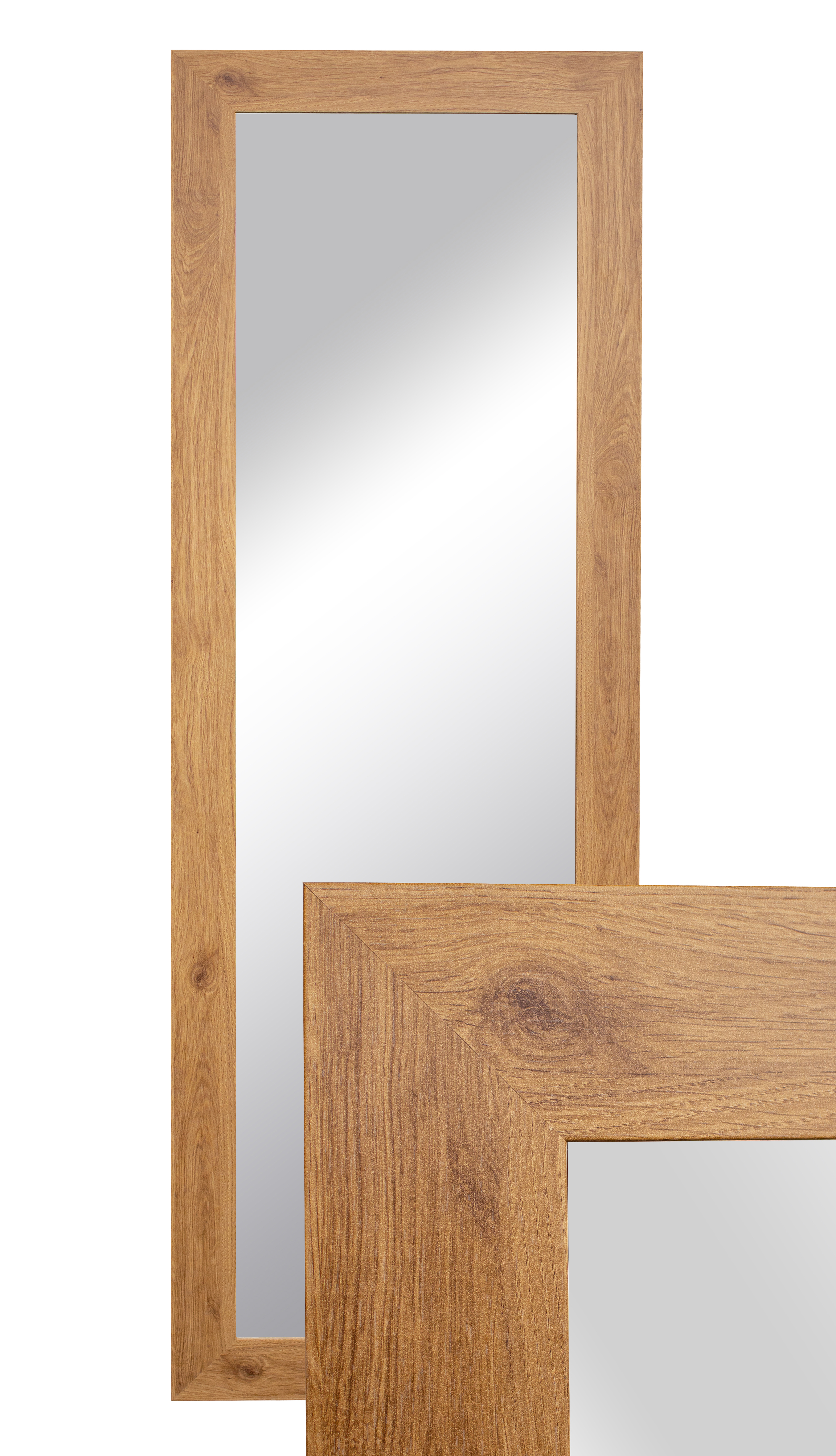 Specchio a Muro Moderno Lungo Design Moderno per Soggiorno