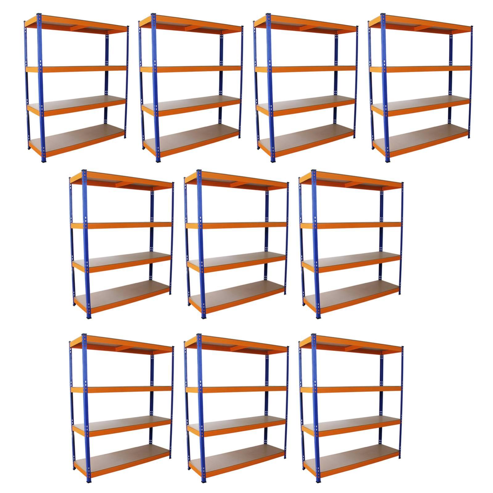 Scaffalatura in acciaio per stoccaggio leggero, senza bulloni, a