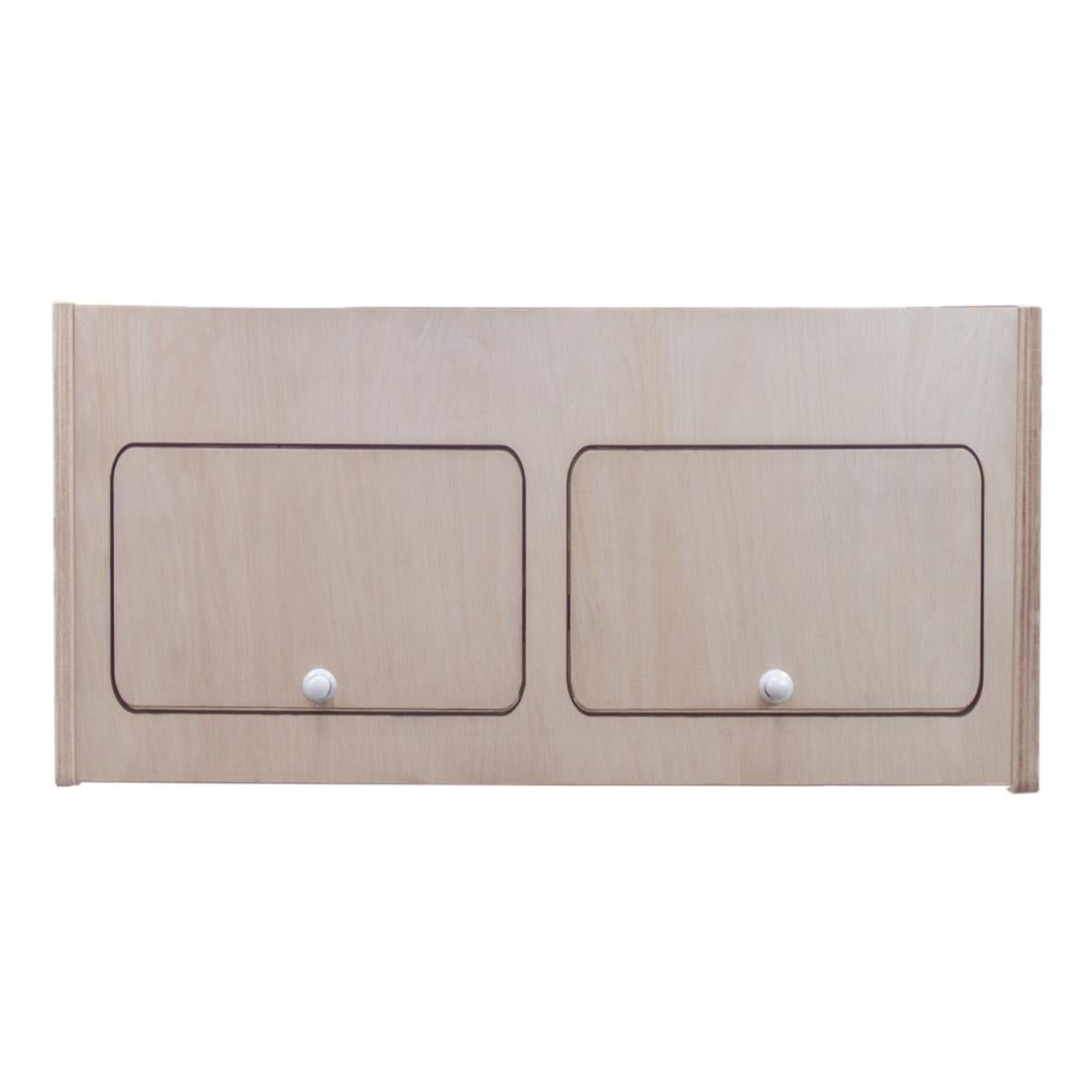 Armoire de Rangement en MDF Placard à Nourriture Accessoires de Cusine