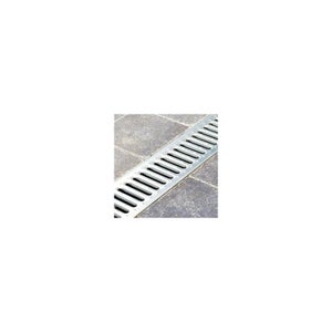 Aco slimline drain à fentes incluant une grille design de 100cm