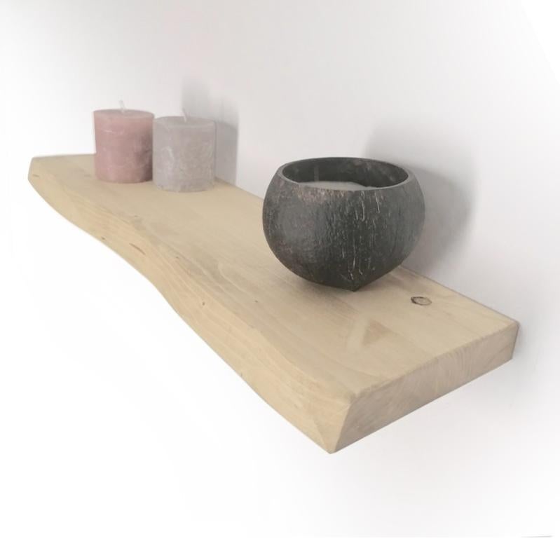 Anika Living Mensola Angolare In Legno - 28.5x28.5 Cm, Pronta Per Personalizzare, Facile Da Montare - Foto 3