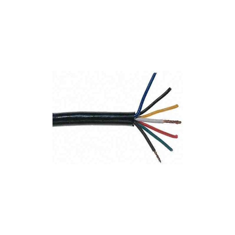 Câble remorque de voiture 7 fils 7 x 0.7 mm² cable électrique rond