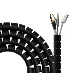 Pinza para Espiral Negro Agrupa Cables Orgnizador De Cables Organizador De  Cables En Espiral Organizador de