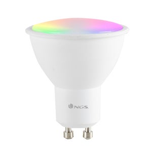 Bombilla Estándar LED 7W E27 3000º K RGB Regulable en color e