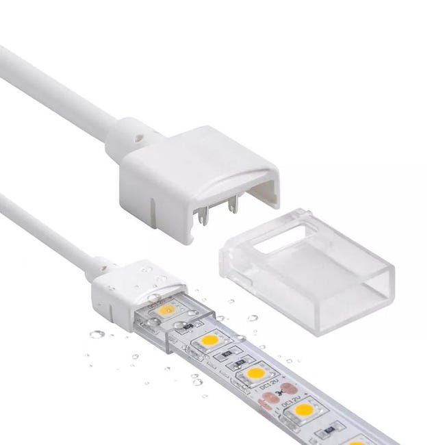 Cable conector de inicio para perfiles y tiras LED monocolor de 10mm
