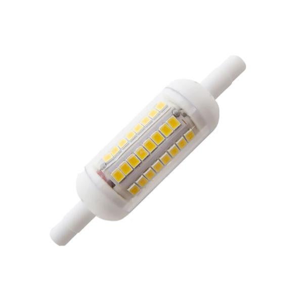IluminaShop Bombilla LED R7S 78 mm 5W Blanco Neutro 4000K | Leroy Merlin