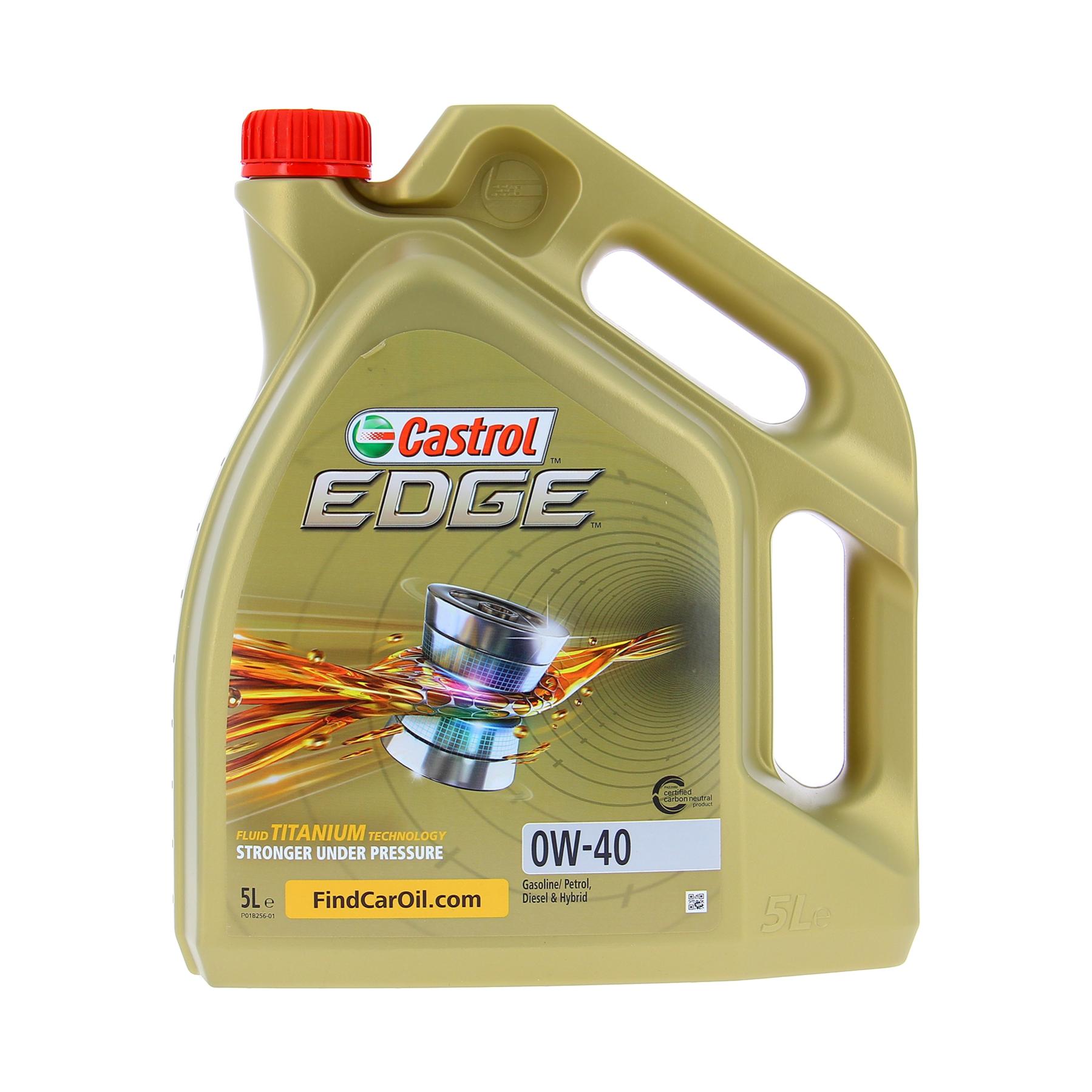 CASTROL EDGE 0W-40 5L | Leroy Merlin