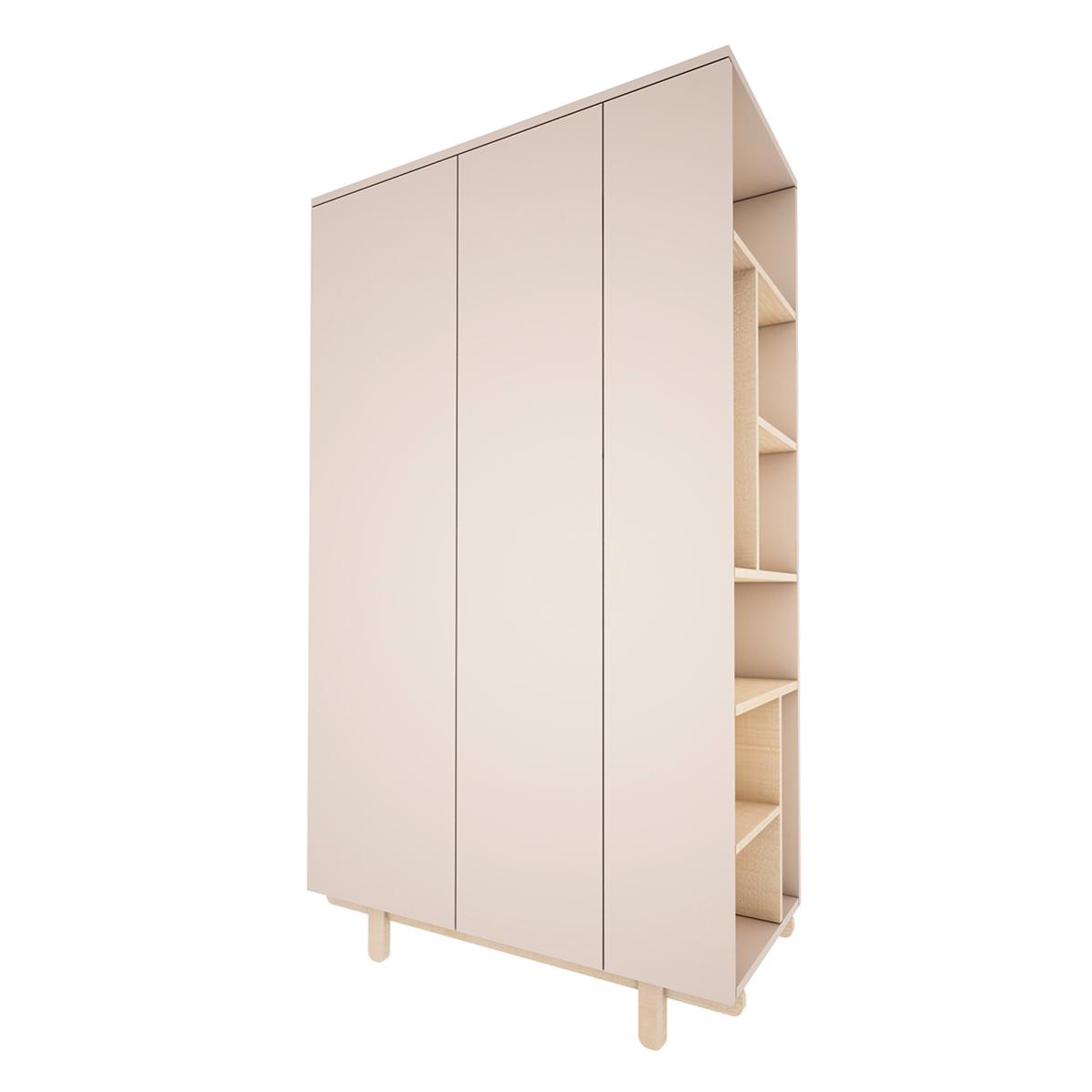 Armoire 2 portes Romy Beige Leroy Merlin