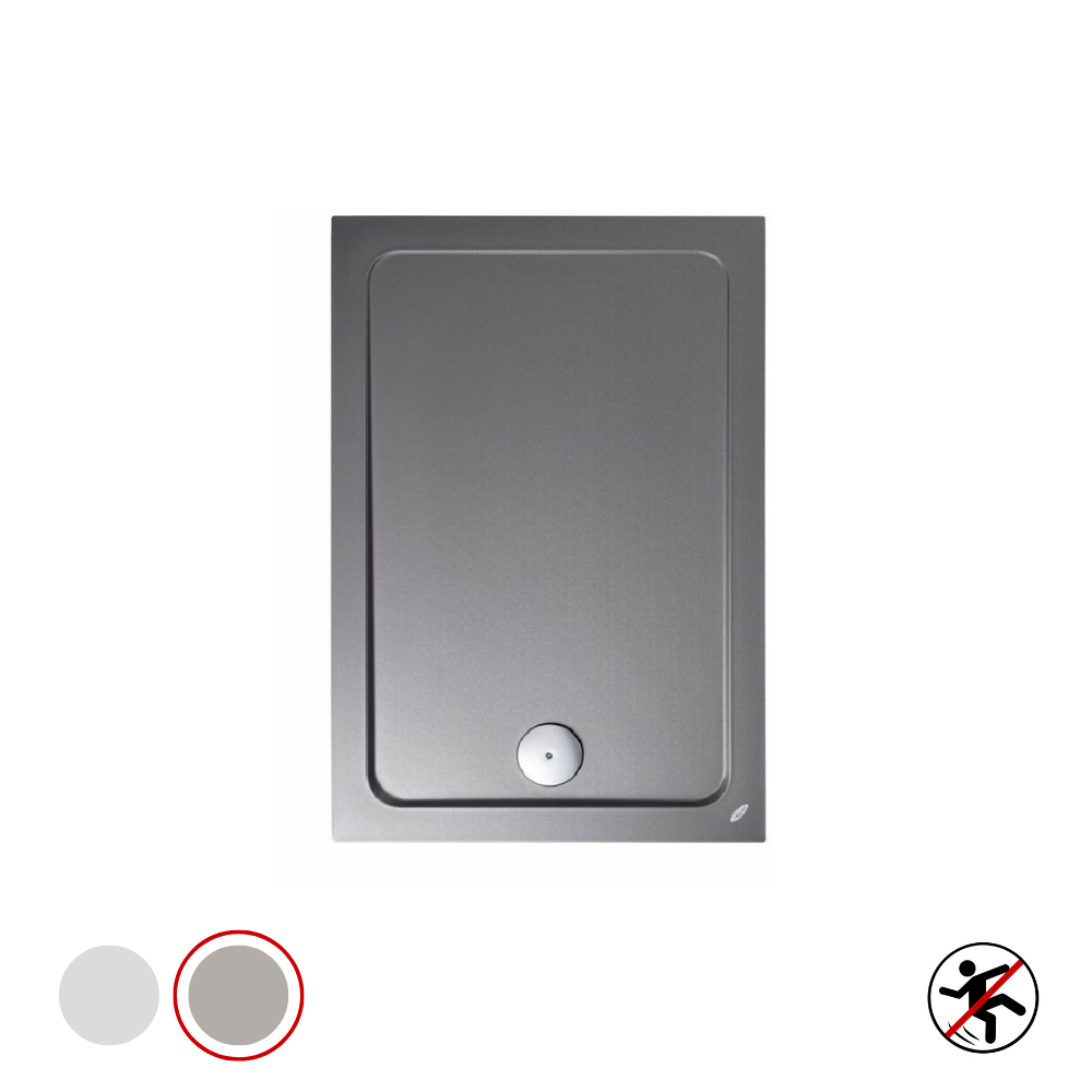 Receveur de douche antidérapant JACOB DELAFON Flight carré extra plat
