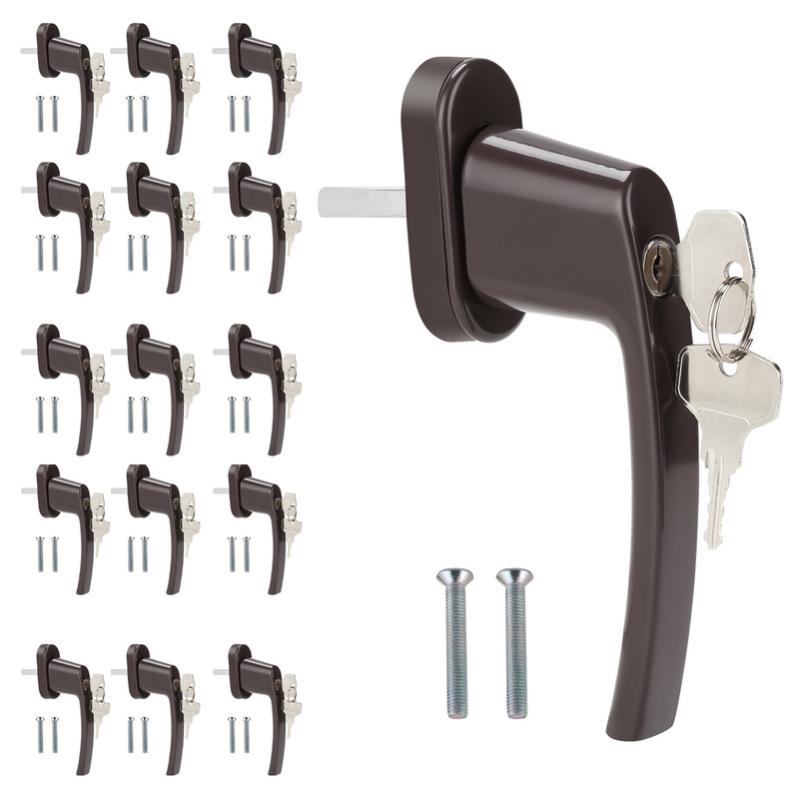 Poignée de fenêtre en aluminium à fermeture identique Olive de fenêtre