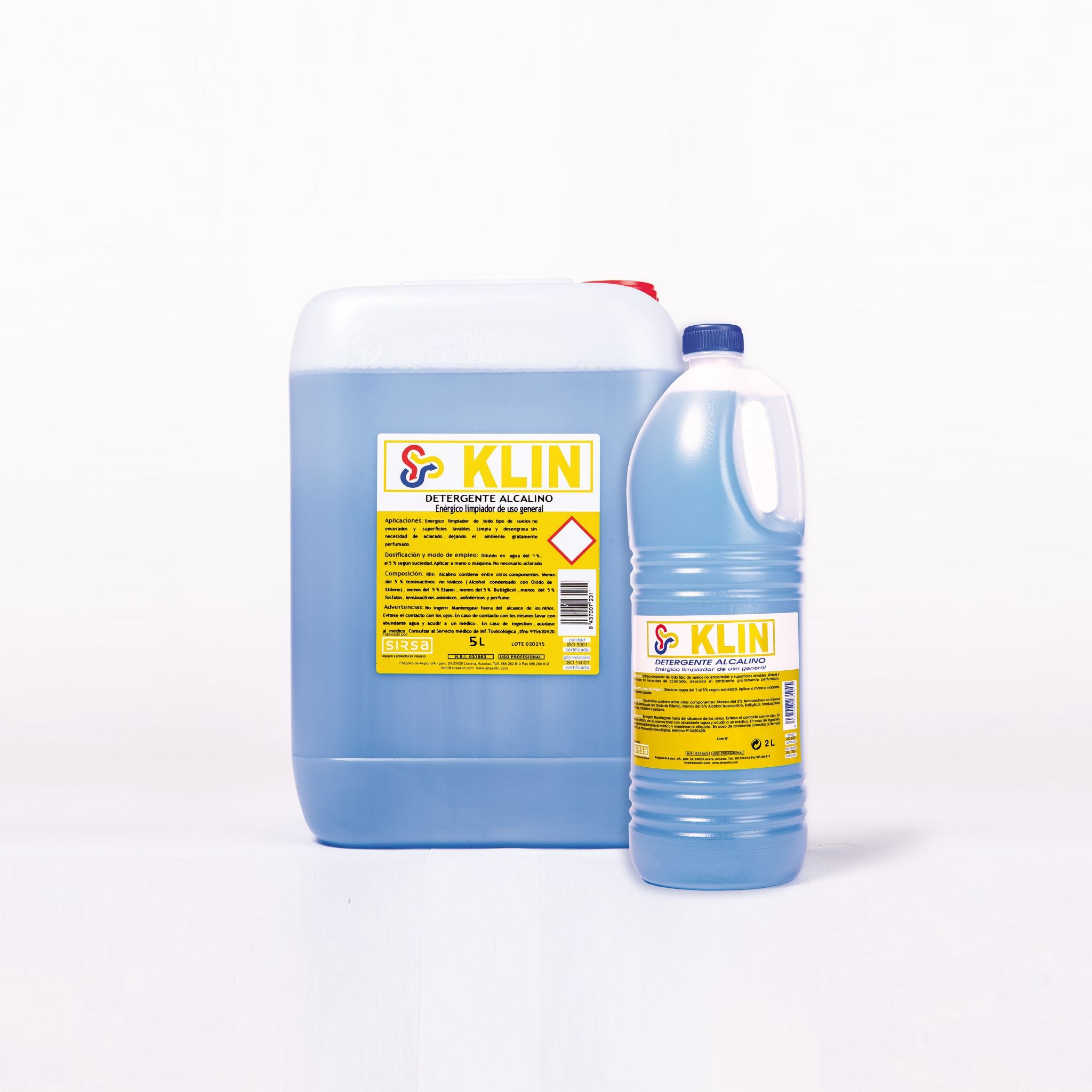 Limpiador de Azulejos alcalino 5 Litros - BIOAZUL-AL - Detergentes