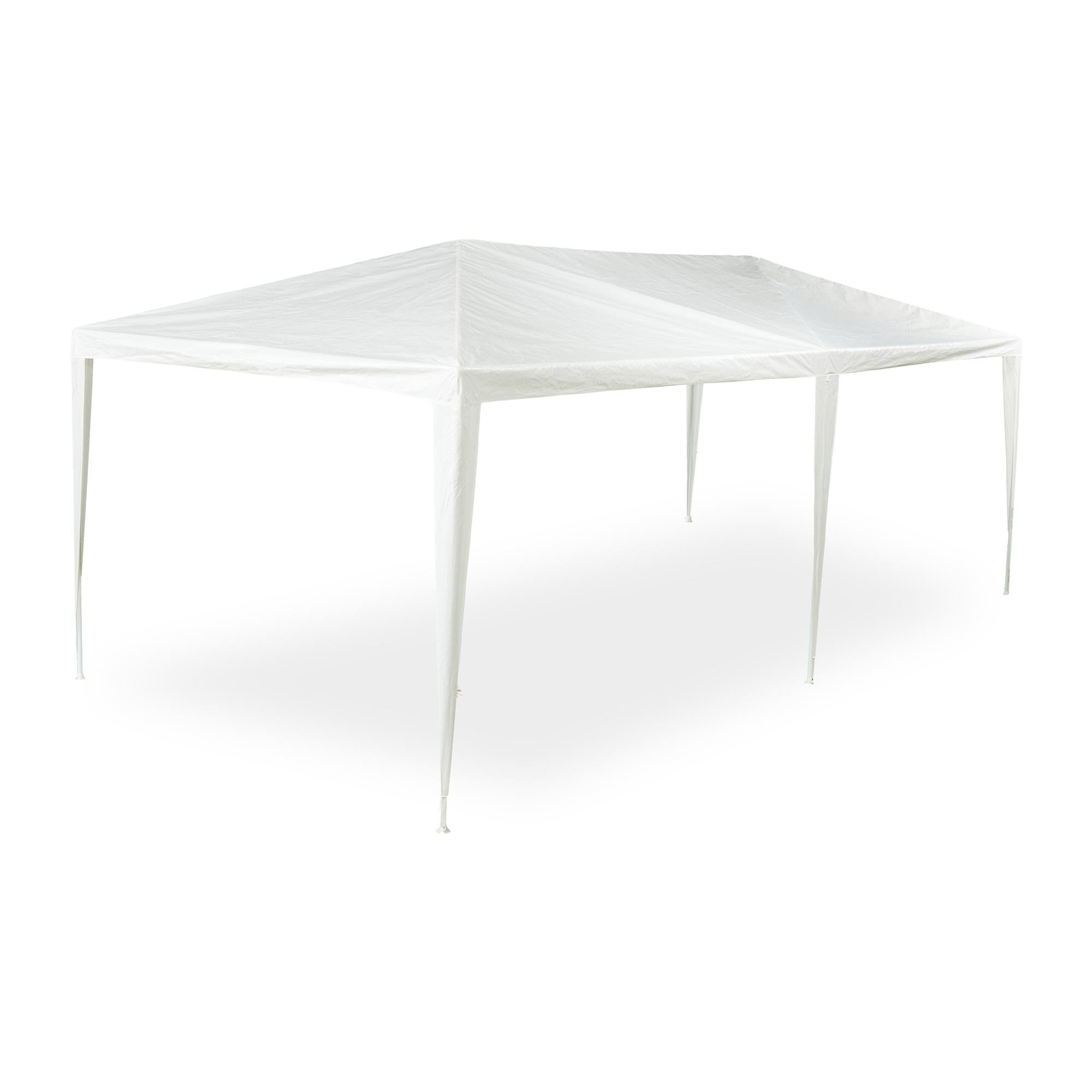 Relaxdays Gazebo 3x6 m, Tenda da Giardino, Pergolato da Esterno, Tetto