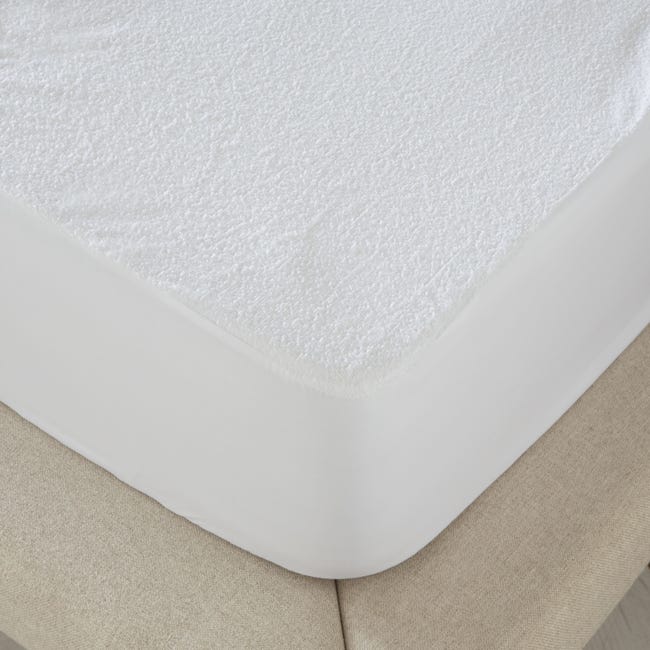 Protector de colchón rizo 135x190/200 cm 100% algodón