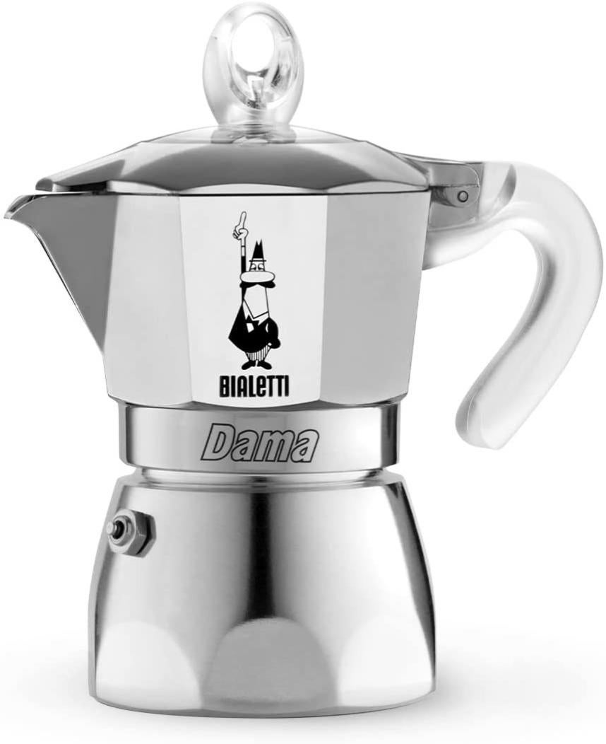 Bialetti Caffettiera Dama Pure Ice 1 Tazza Non Adatta a Induzione