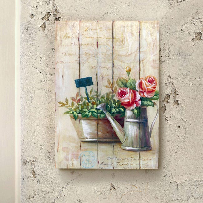 Quadro Canvas Rettangolare Shabby Chic Butterfly Collection